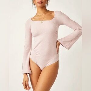 Free People On A Cloud Bodysuit ~ Size Medium ~ NWT!
